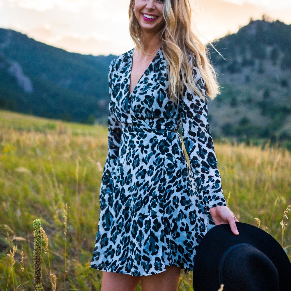 Flirty Cocktail Wrap Dress